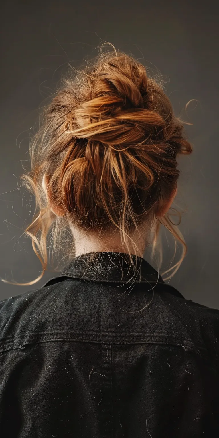 greasy hair styles Updo, Chignon, Milkmaid braid, Ballerina bun, French twist