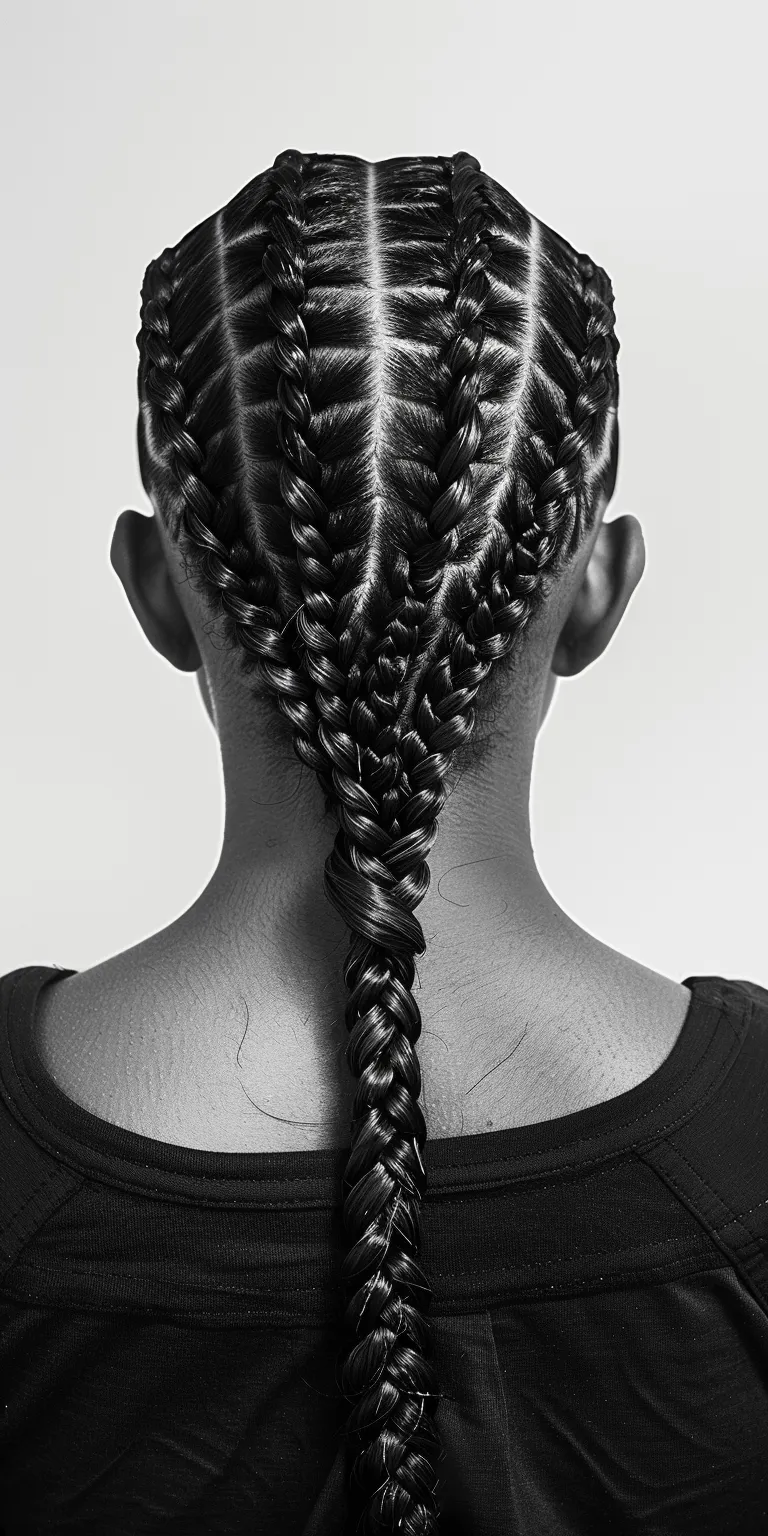 cool braids Cornrows, Hair twists, French twist, braid, Waterfall