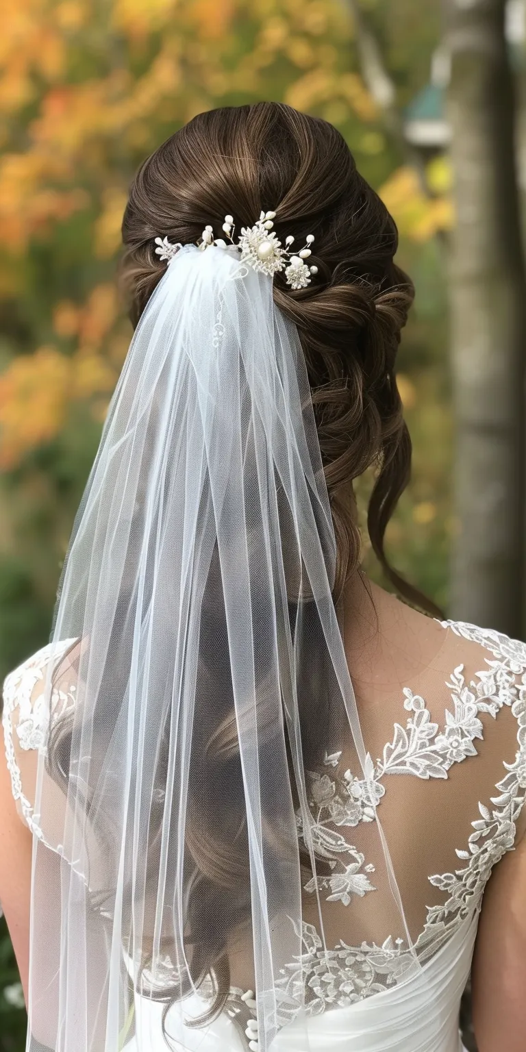 long hair wedding styles Updo, Ballerina bun, Waterfall braids, Milkmaid braid, Historical Christian hairstyles