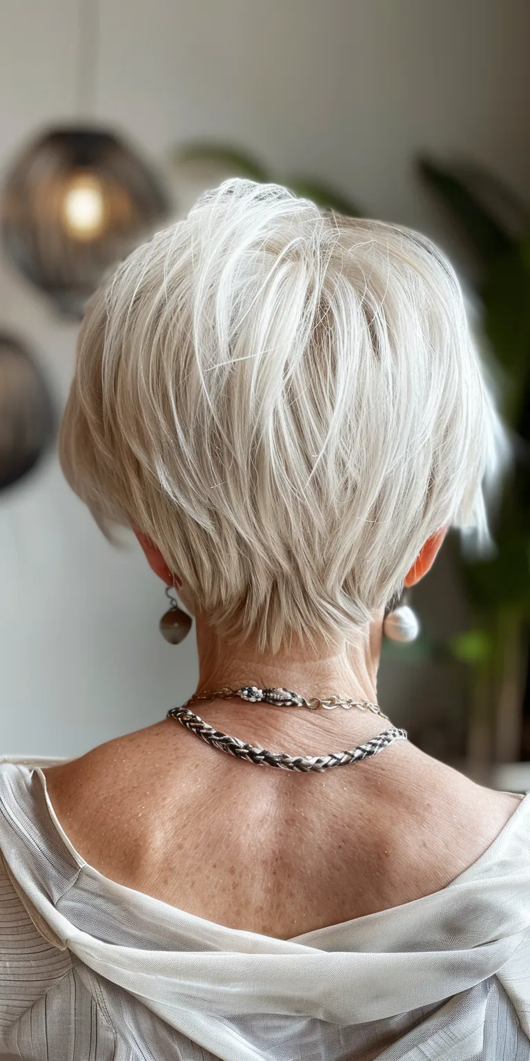 layered haircuts for women Asymmetric cut, Pixie Short brush hair, Butterfly haircut