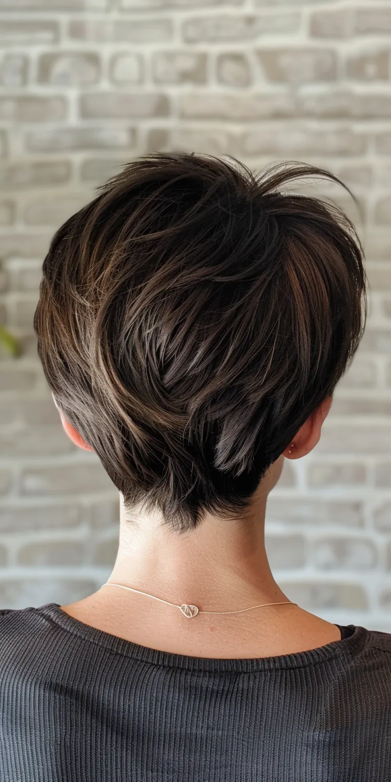 david beckham hairstyle Asymmetric cut, French twist, Short brush Pixie Chignon