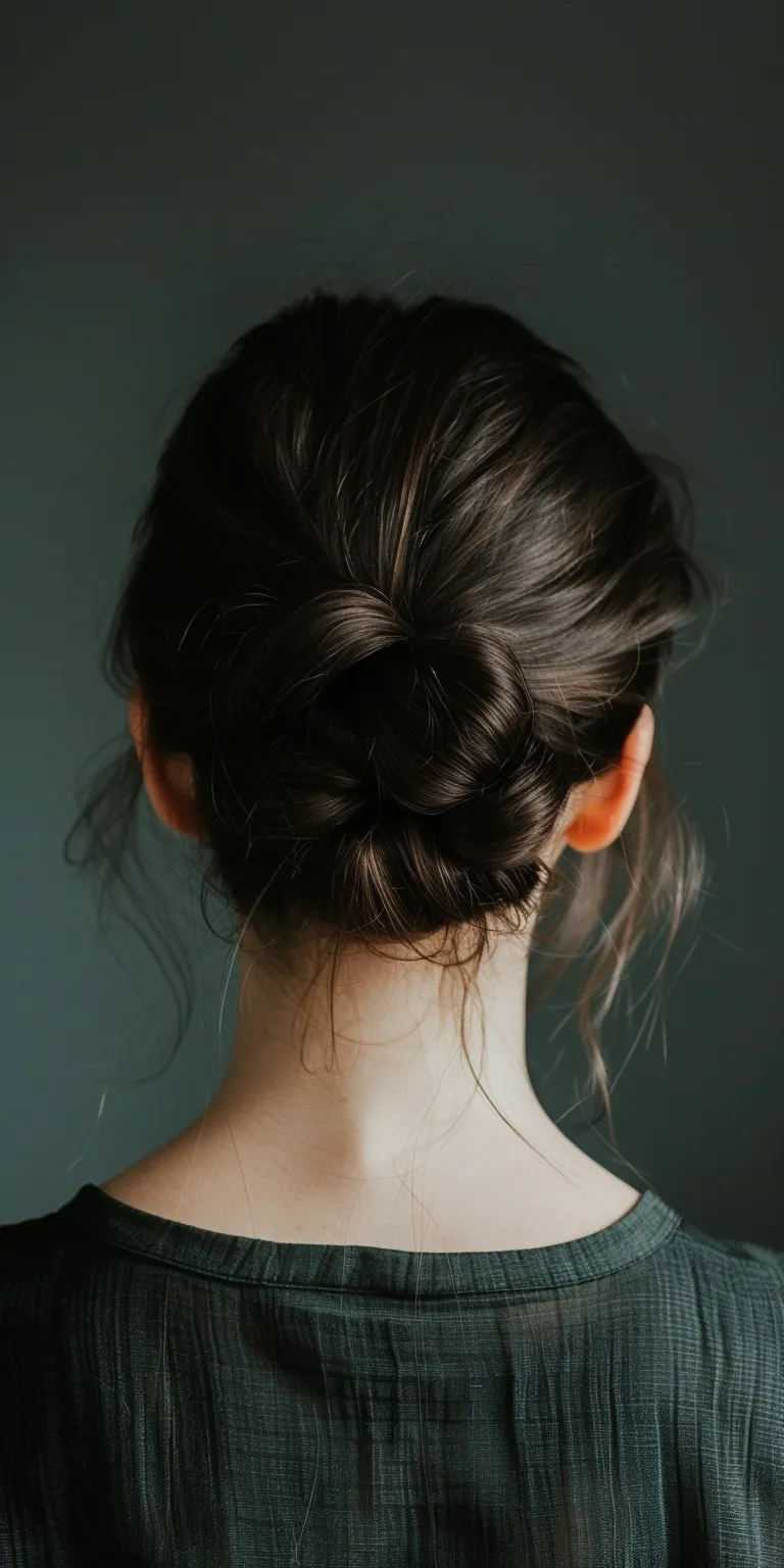 fringe hairstyles Chignon, French braid, Updo, Milkmaid twist