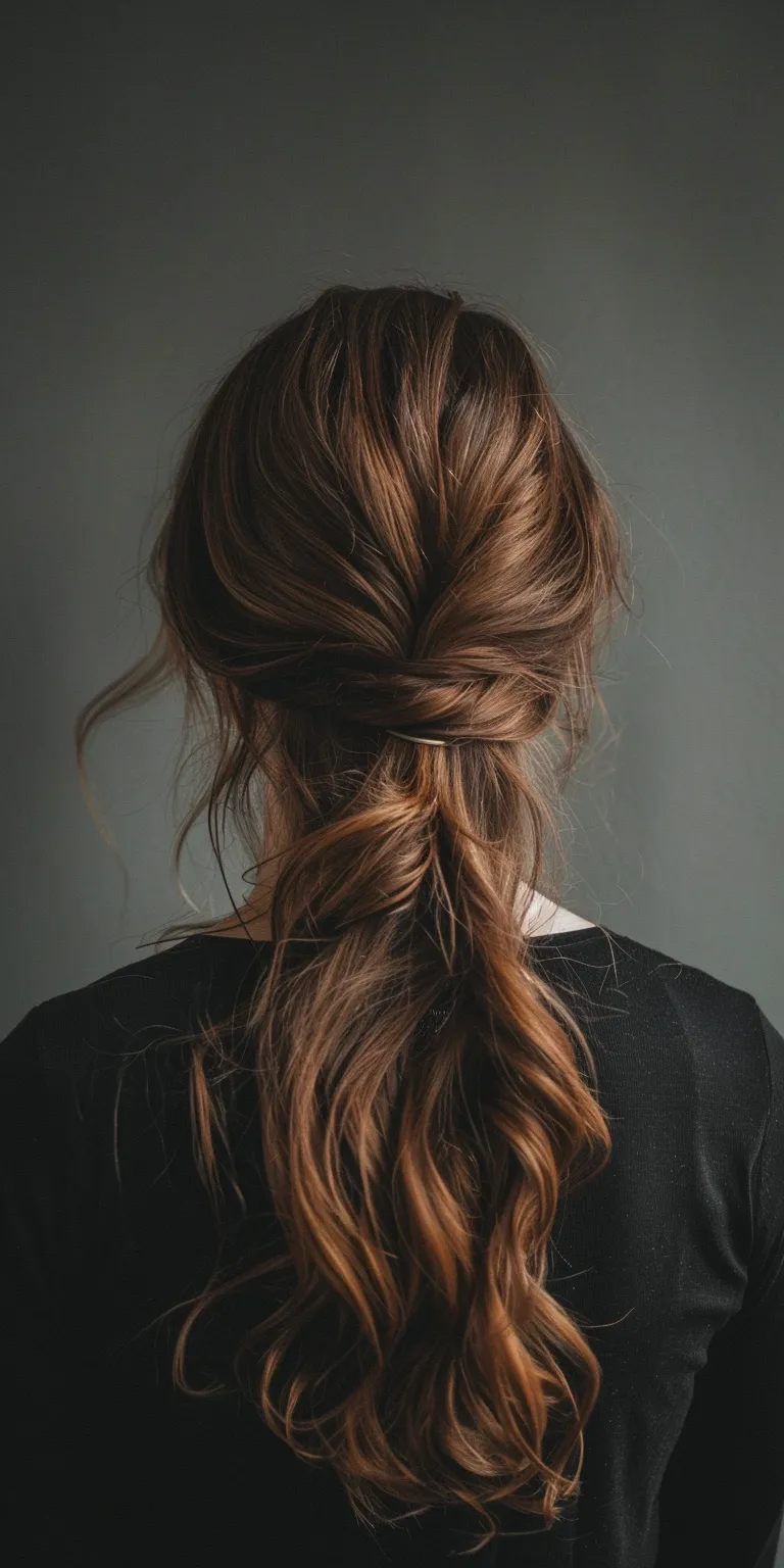 tomboy hairstyle French braid, Chignon, Braid, Updo, twist