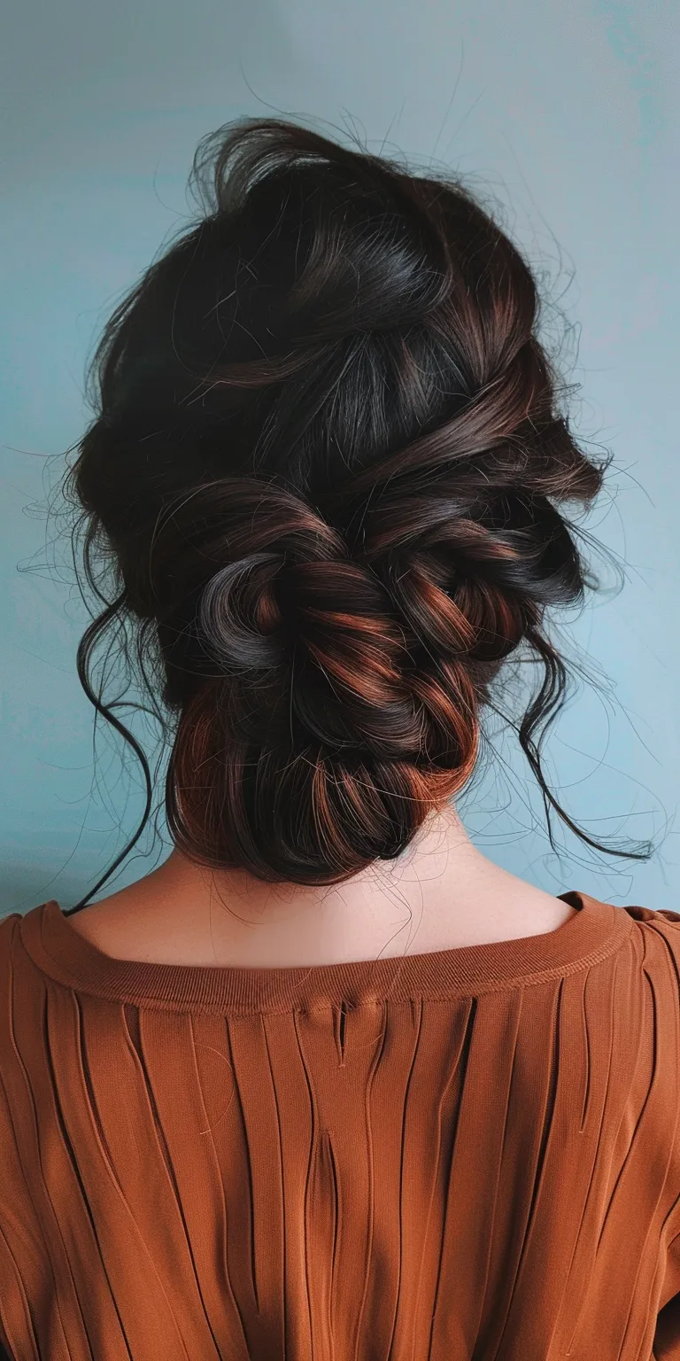 pretty hairstyles Updo, Chignon, Milkmaid braid, French twist, braid