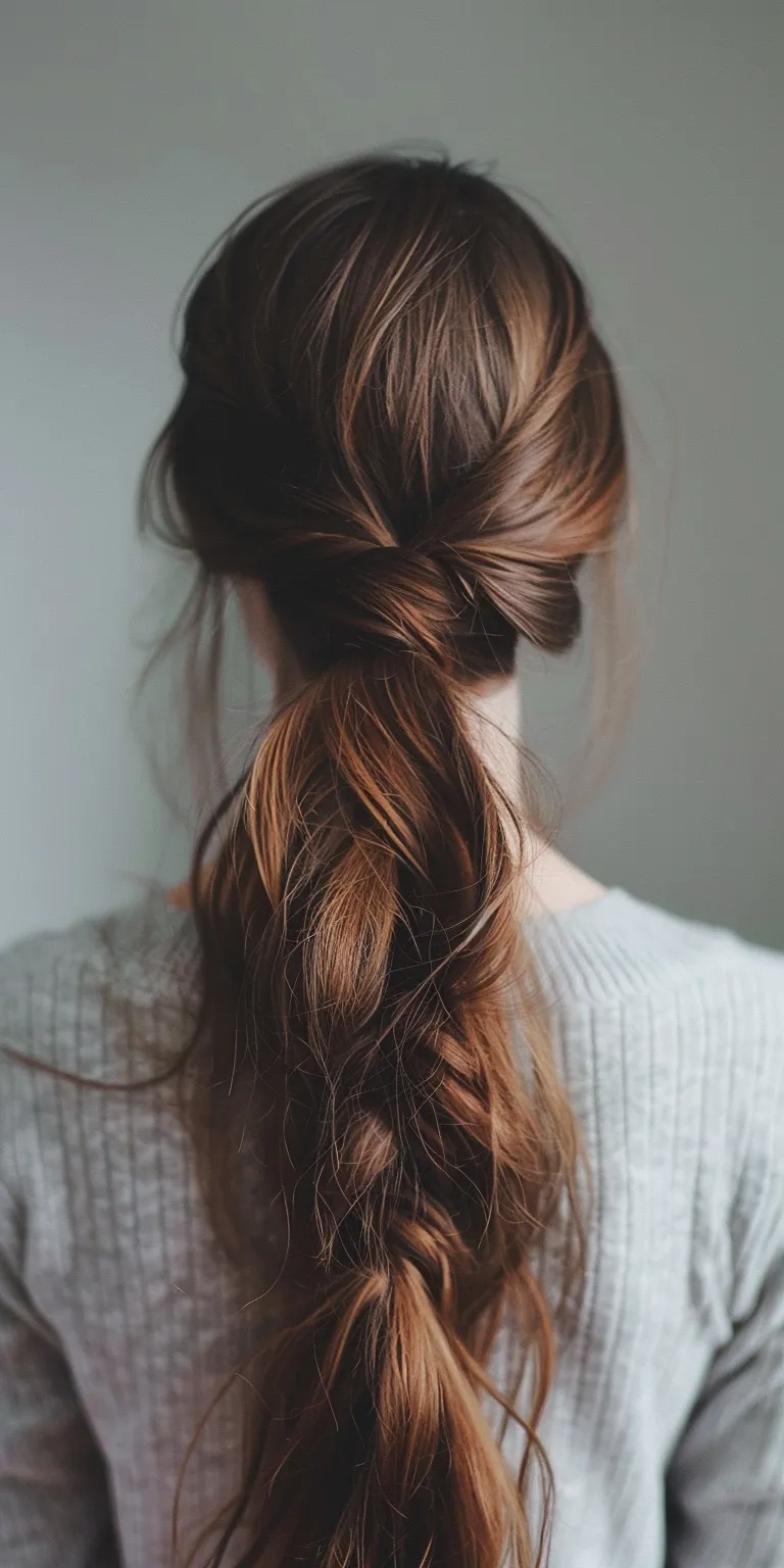 easy hairstyles for long hair Braid, French braid, Waterfall braids, Boho Milkmaid braid