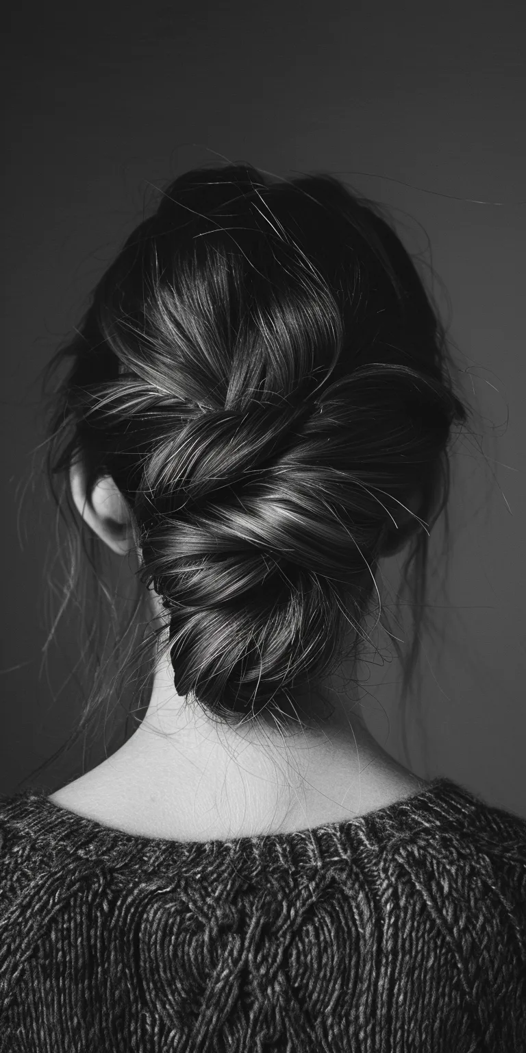 list of hair styles Chignon, French braid, Updo, twist, Braid