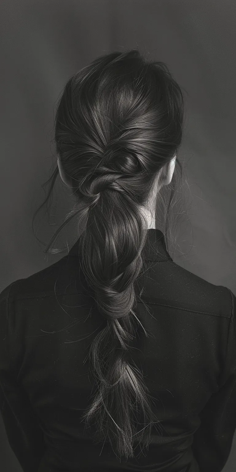 half ponytail Chignon, French twist, Updo, braid, Braid