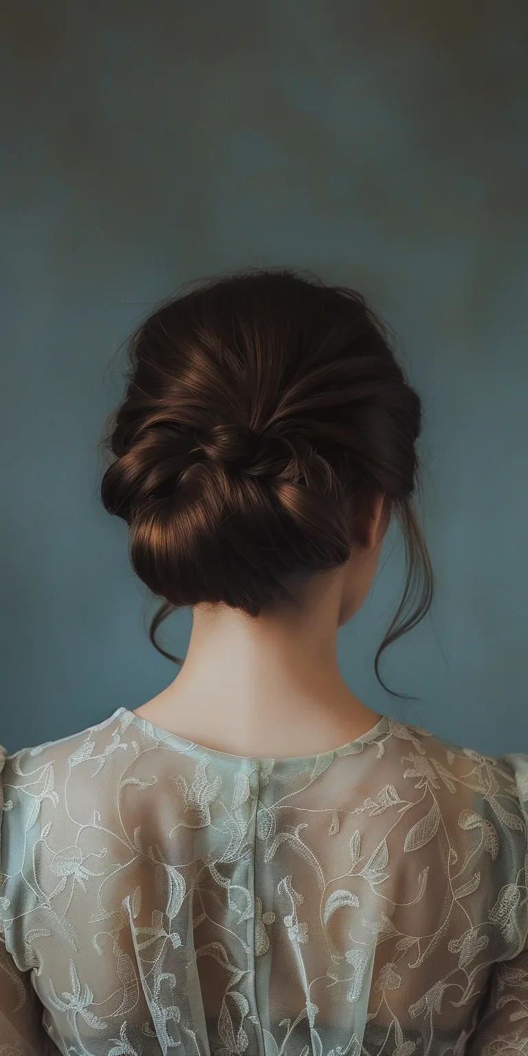 korean hairstyle Updo, Milkmaid braid, Chignon, Ballerina bun, Japanese women's hairstyles