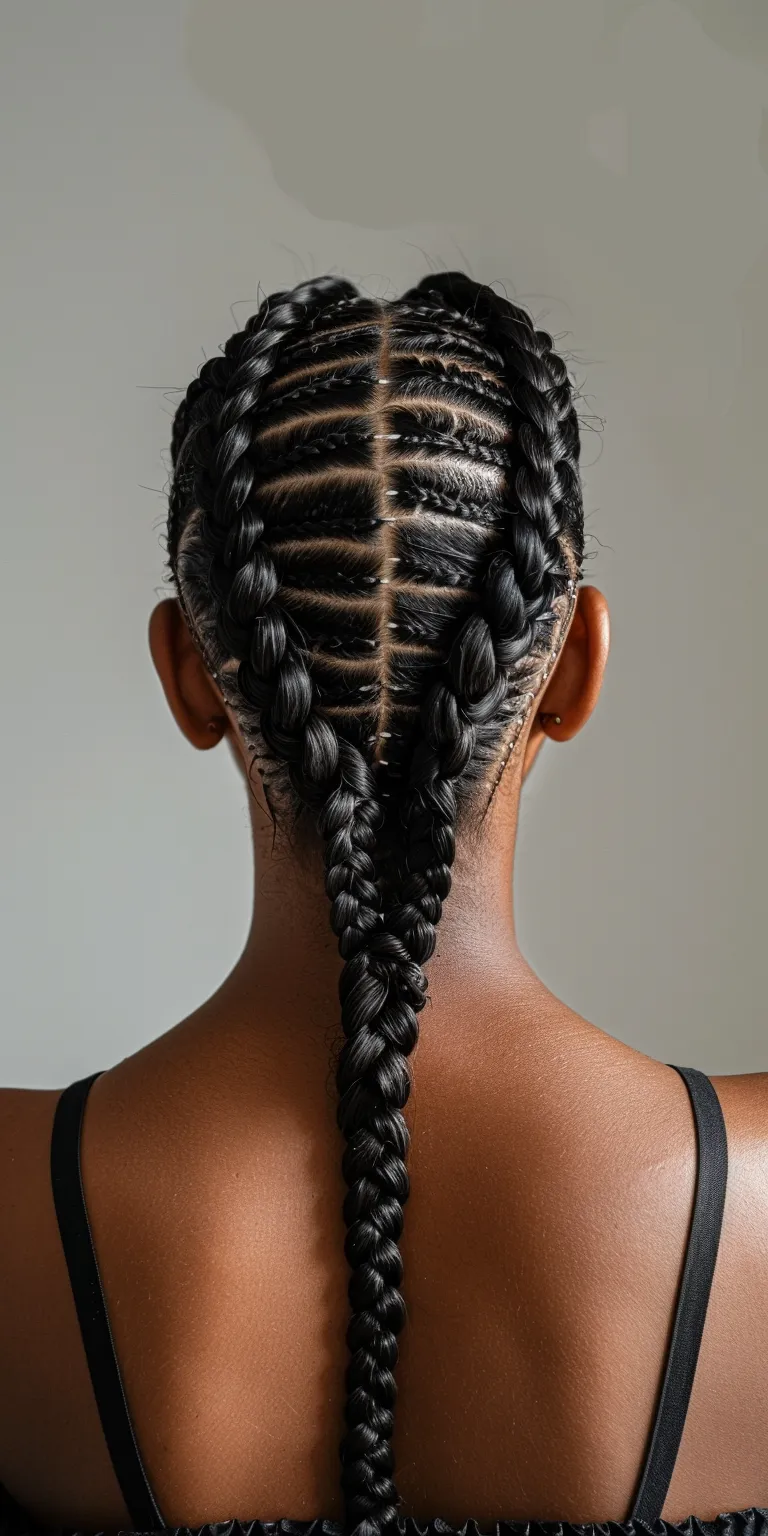 cornrow hairstyles for ladies Hair twists, Waterfall braids, Cornrows, French twist, Crochet braids