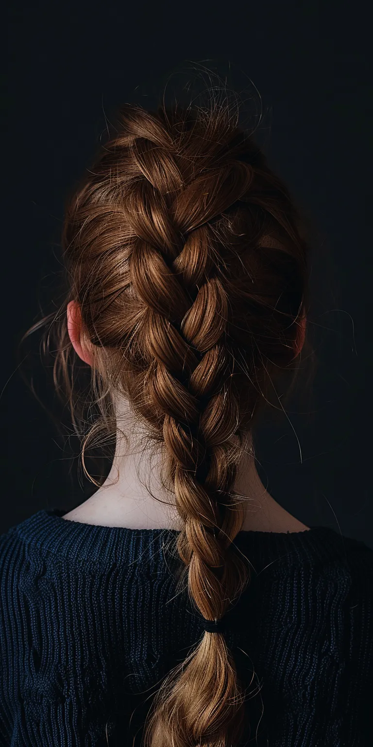 2 braid hairstyles French braid, Braid, Milkmaid Waterfall braids, Updo