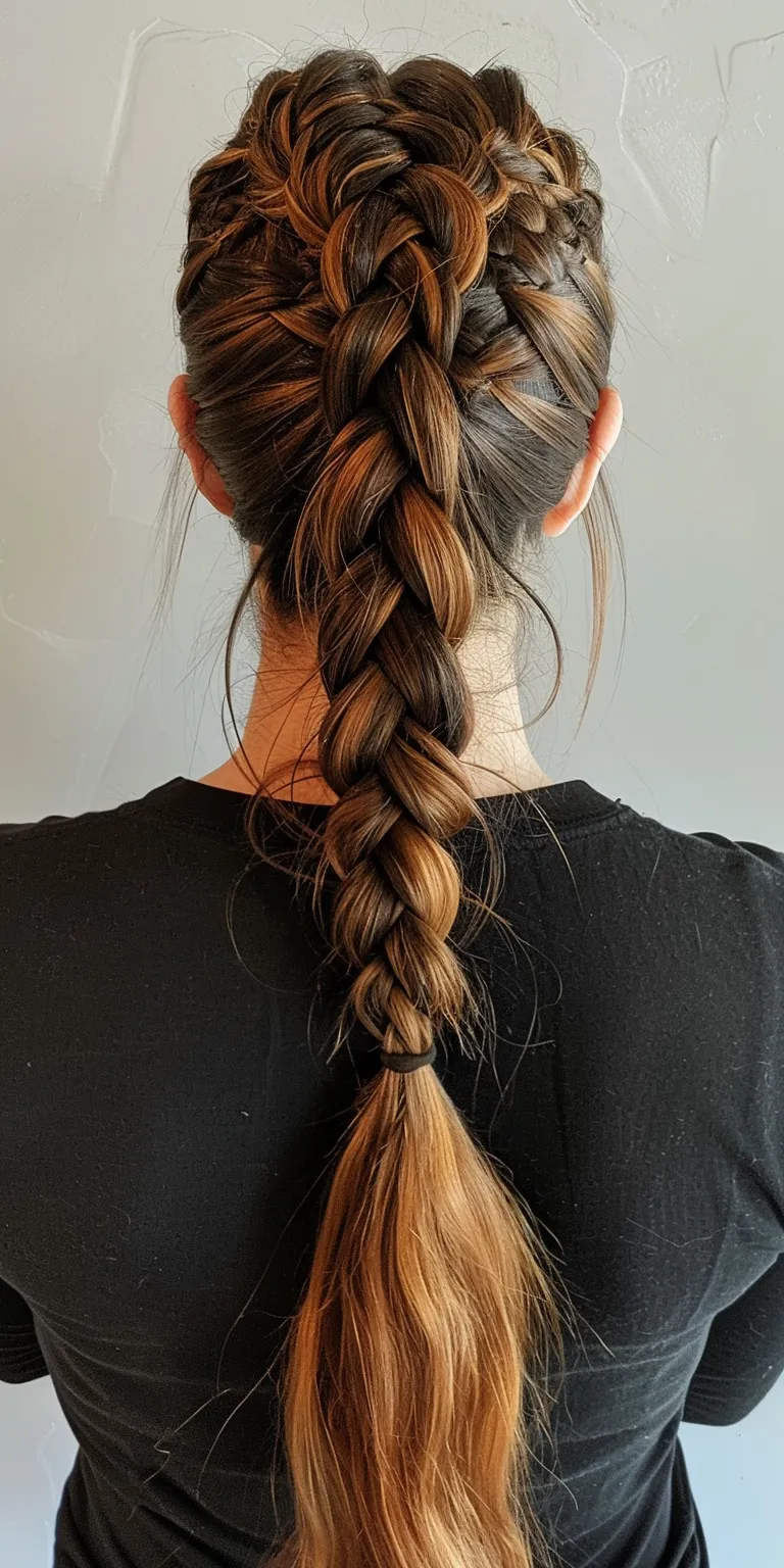 new hairstyles female Waterfall braids, French braid, twist, Braid, Boho braids