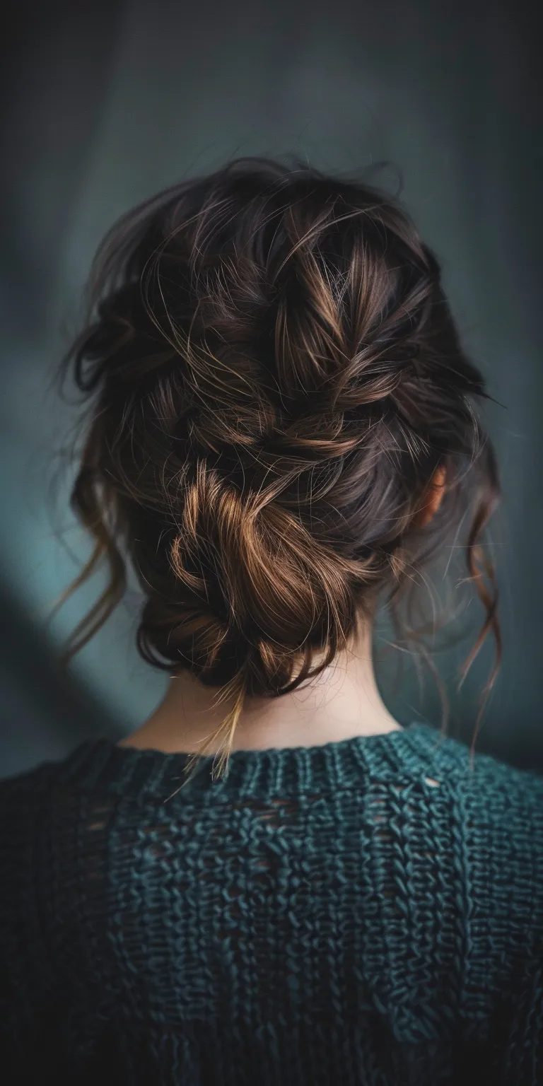 different types of hairstyles Chignon, Updo, French twist, braid, Milkmaid braid