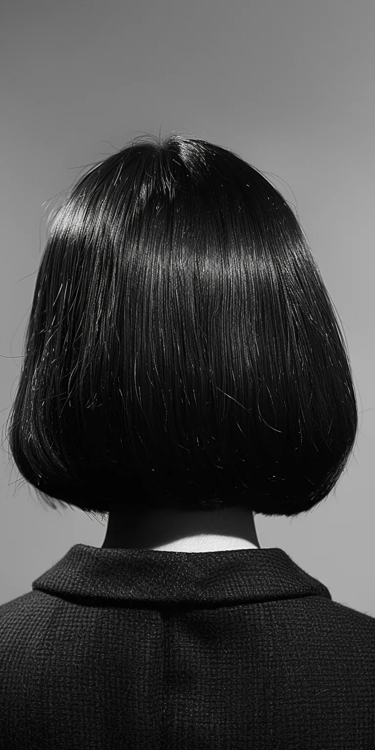 bob hair styles Bob cut, Asymmetric Japanese women's hairstyles, Short brush Finger wave