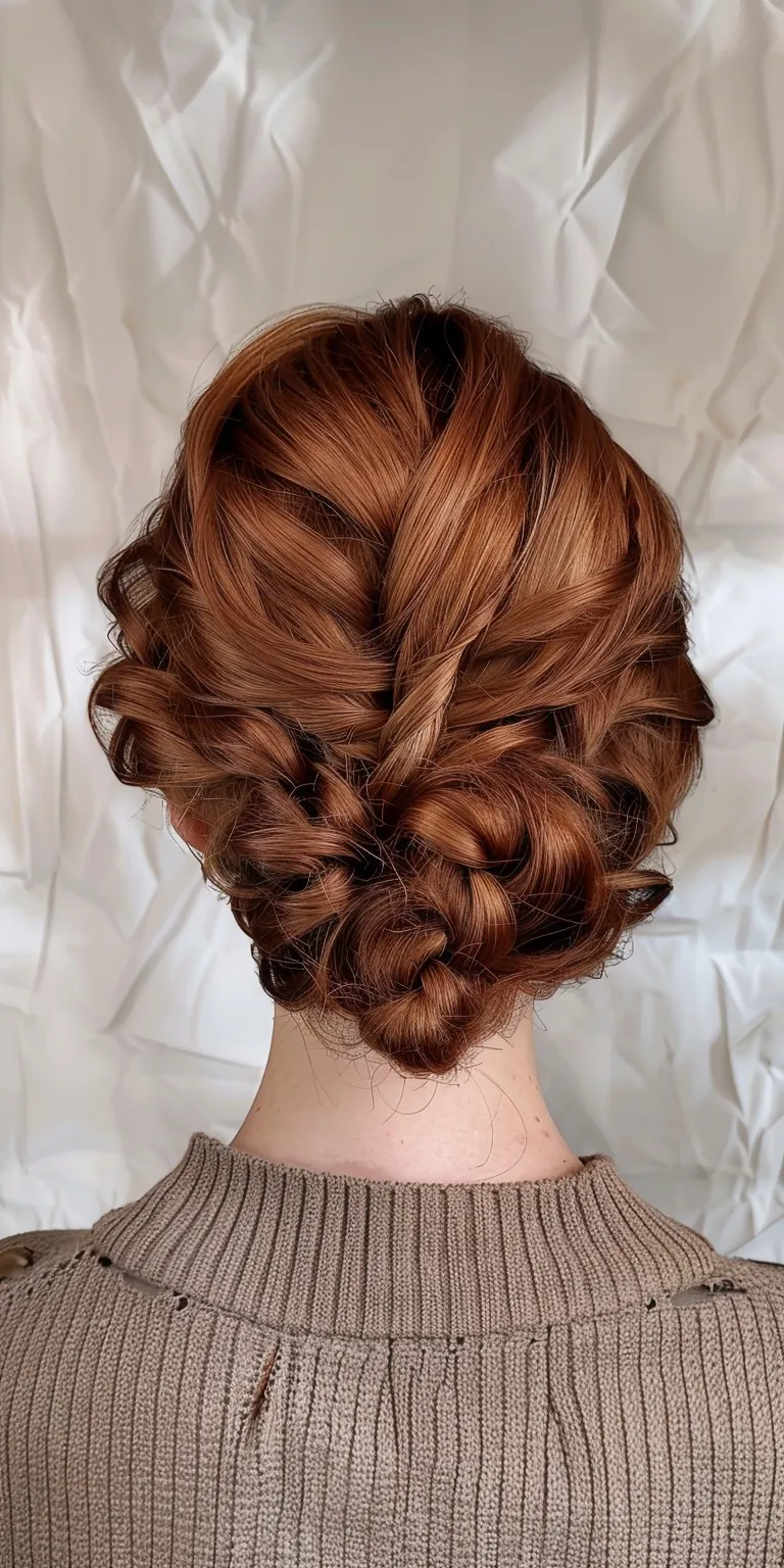 holiday hairstyles Updo, Milkmaid braid, French twist, Waterfall braids, braid