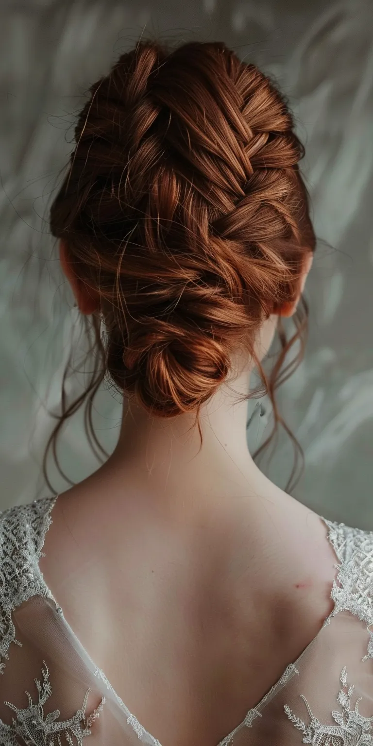 different types of hairstyles Updo, Chignon, French braid, Milkmaid Braid