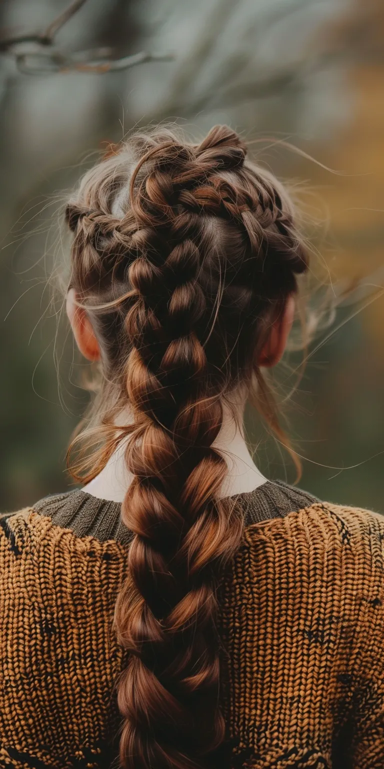 tiktok hairstyles Braid, French braid, Milkmaid Boho braids, Waterfall braids