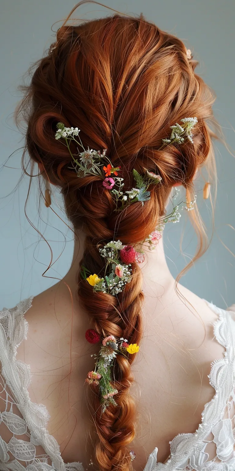 fairy hairstyles Boho braids, Milkmaid braid, Braid, Updo, Waterfall braids