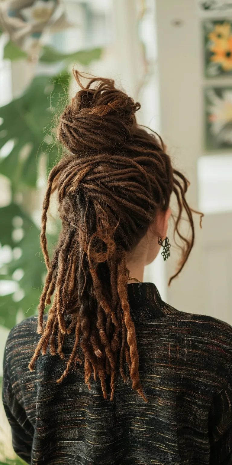 dread hairstyles for women Dreadlocks, Hair twists, Layered hair, Boho braids, Cornrows