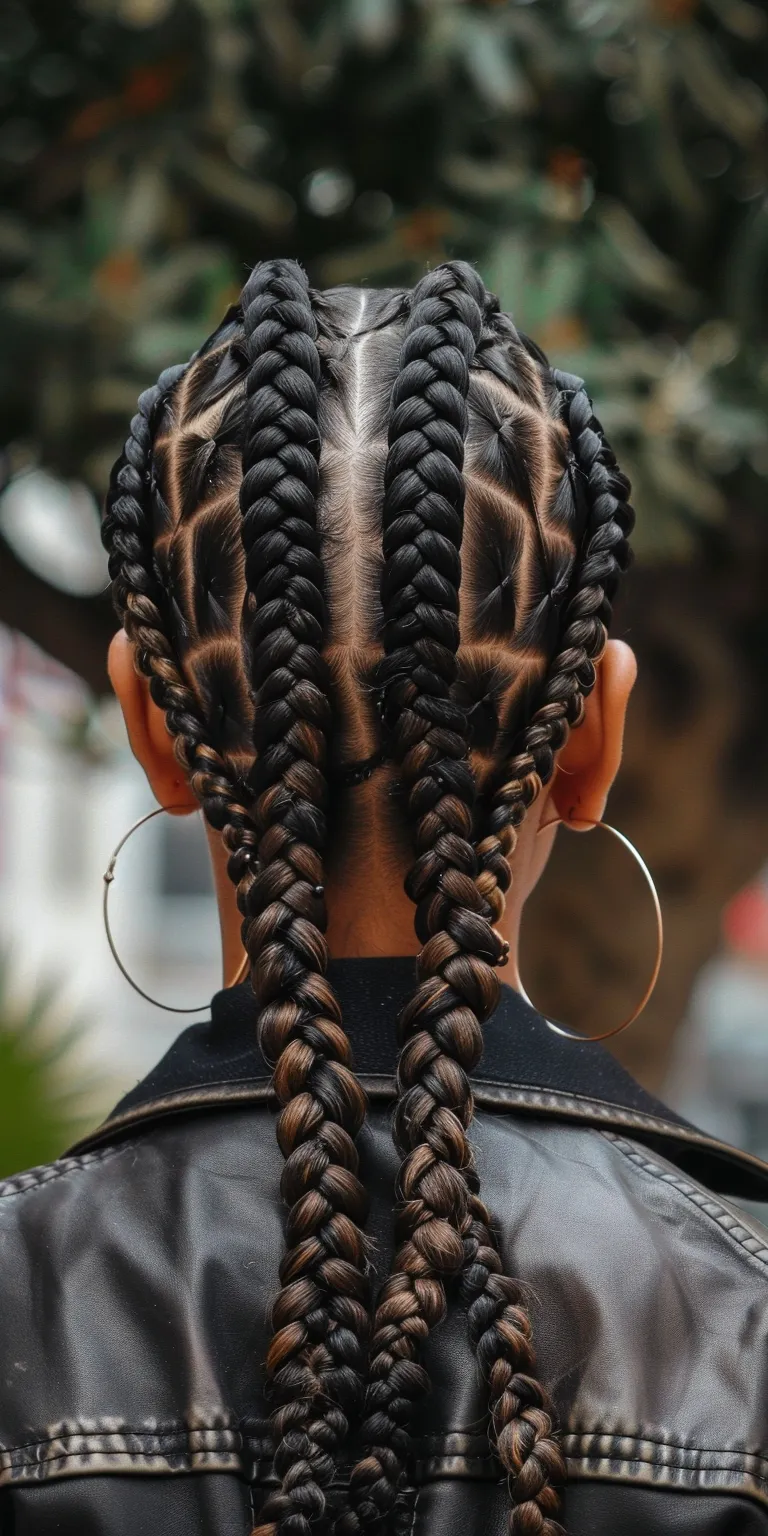 cool braids Hair twists, Cornrows, French twist, Waterfall braids, Braid