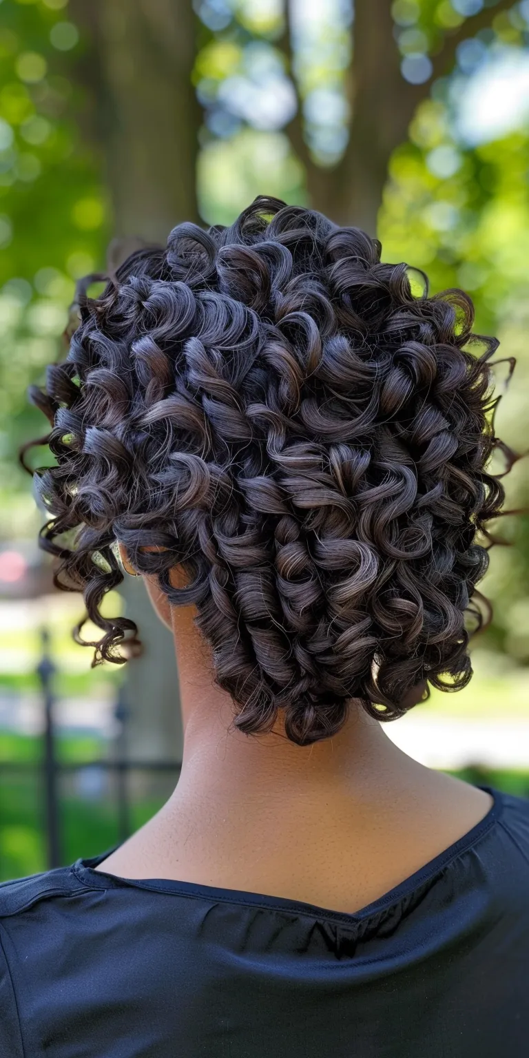 knotless twist Digital perm, Ringlets, Crochet braids, Kinky hair, Jheri curl