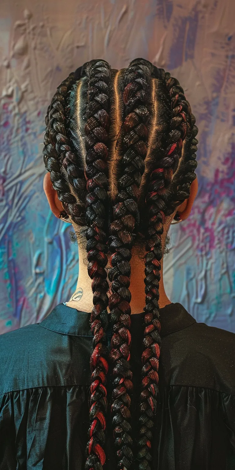 knotless goddess braids Cornrows, Waterfall braids, French twist, Hair twists, crimping