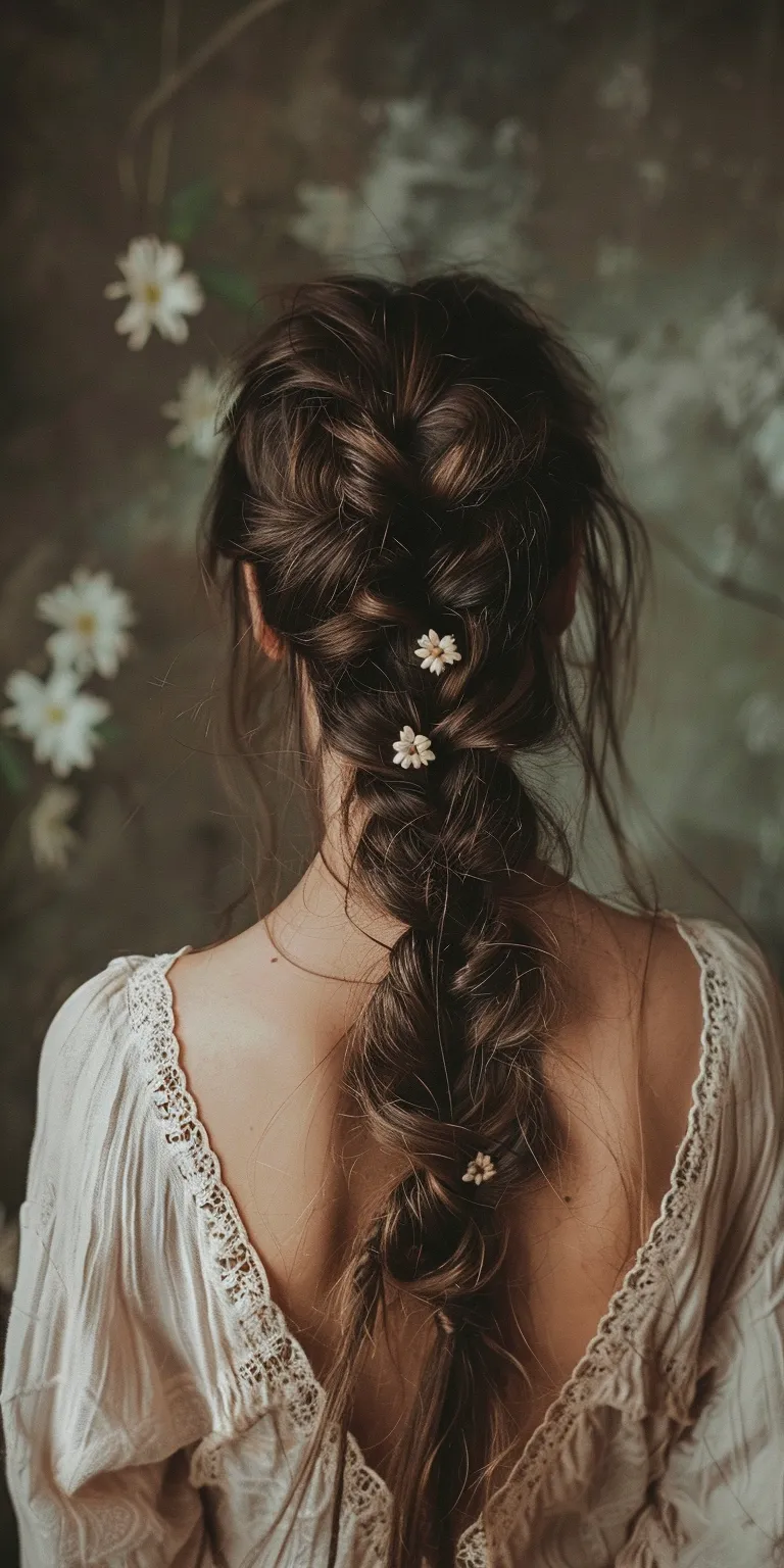 bohemian hairstyles Boho braids, Milkmaid braid, Updo, French Braid