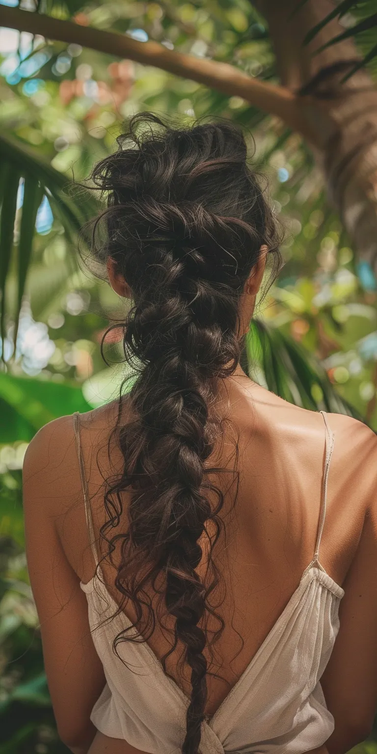 vacation hairstyles Braid, French braid, Waterfall braids, Boho Milkmaid braid