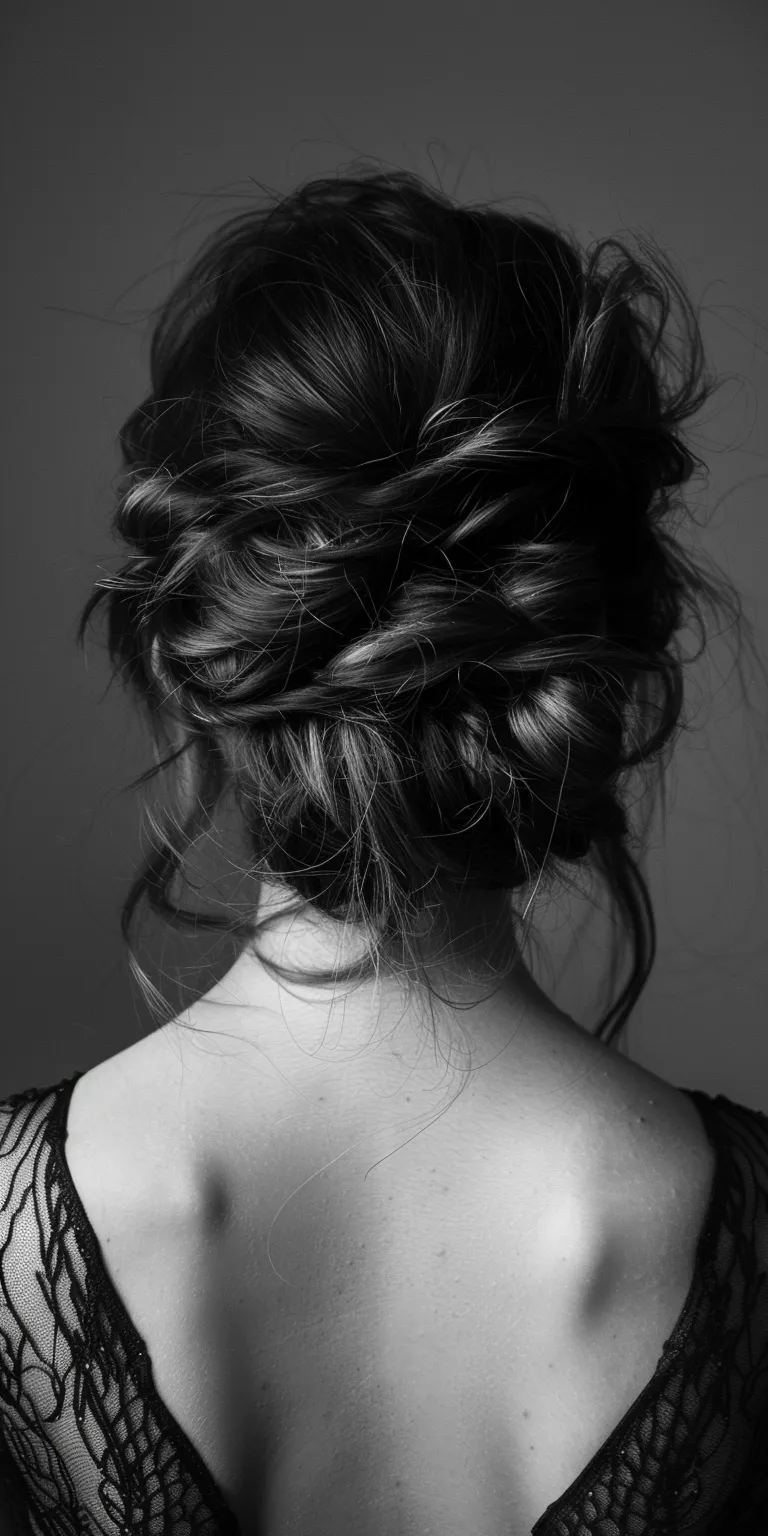 different types of hair styles Chignon, Updo, Milkmaid braid, French Waterfall braids