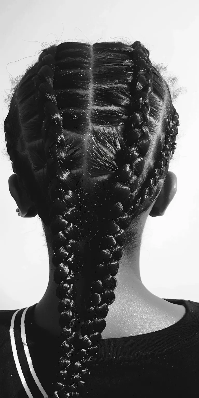 braids with fade Hair twists, Cornrows, French braid, Waterfall braids, twist