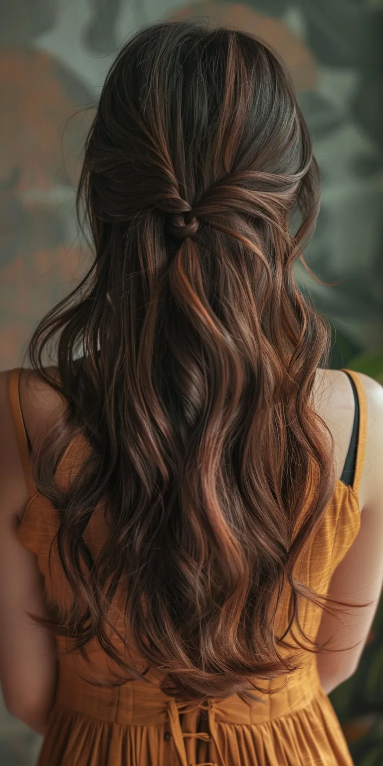 cute hairstyles with bangs Layered hair, Updo, Waterfall braids, Chignon, Milkmaid braid