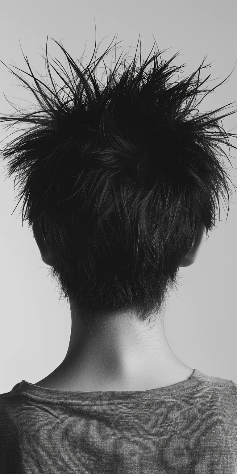 spiky hairstyle Feathered hair, Asymmetric cut, Japanese women's hairstyles, Mohawk, Pompadour