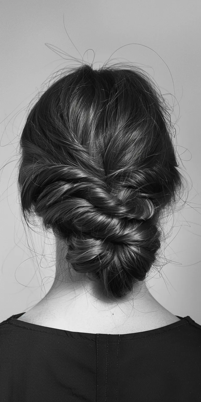 types of hair styles French braid, Chignon, twist, Braid, Waterfall braids