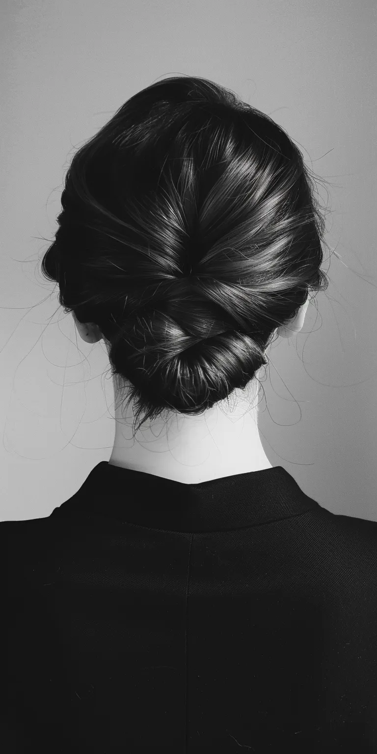 alt hairstyles Chignon, Updo, French twist, braid, Milkmaid braid