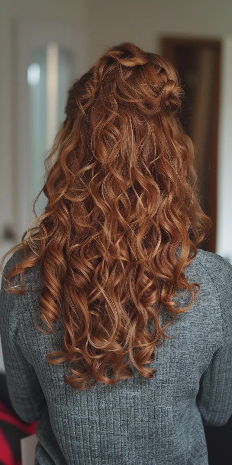 long curly hairstyles Layered hair, Digital perm, Ringlets, Curly Mermaid hair