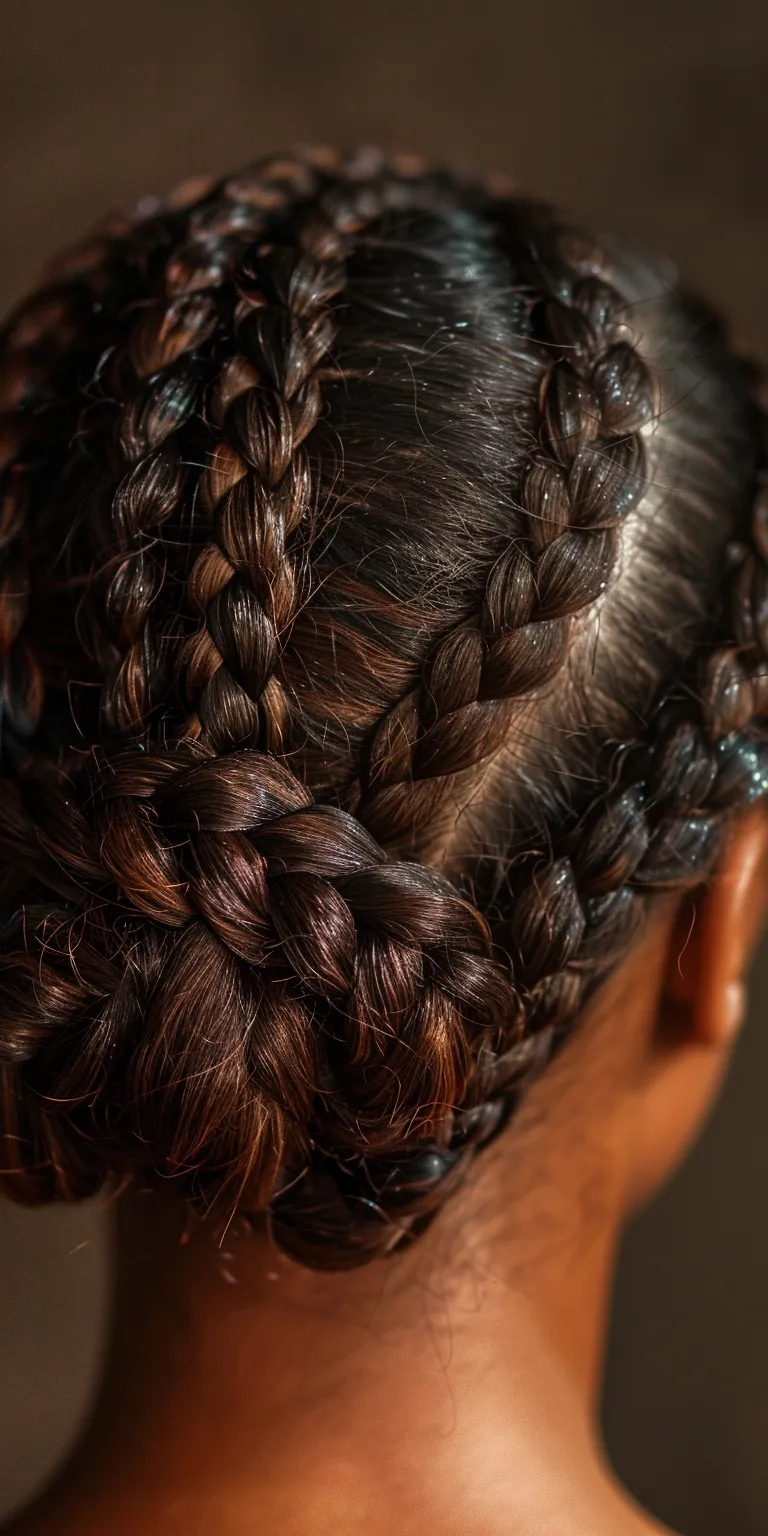 natural hair styles for ladies French braid, Braid, Boho braids, Hair twists, Waterfall braids