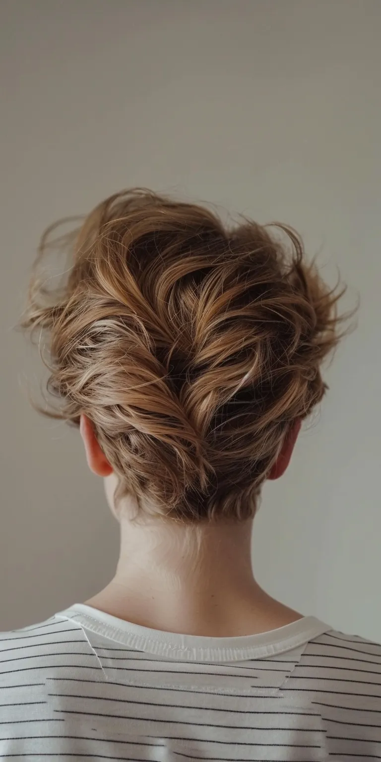 greasy hairstyles Updo, Chignon, French twist, Milkmaid braid, braid