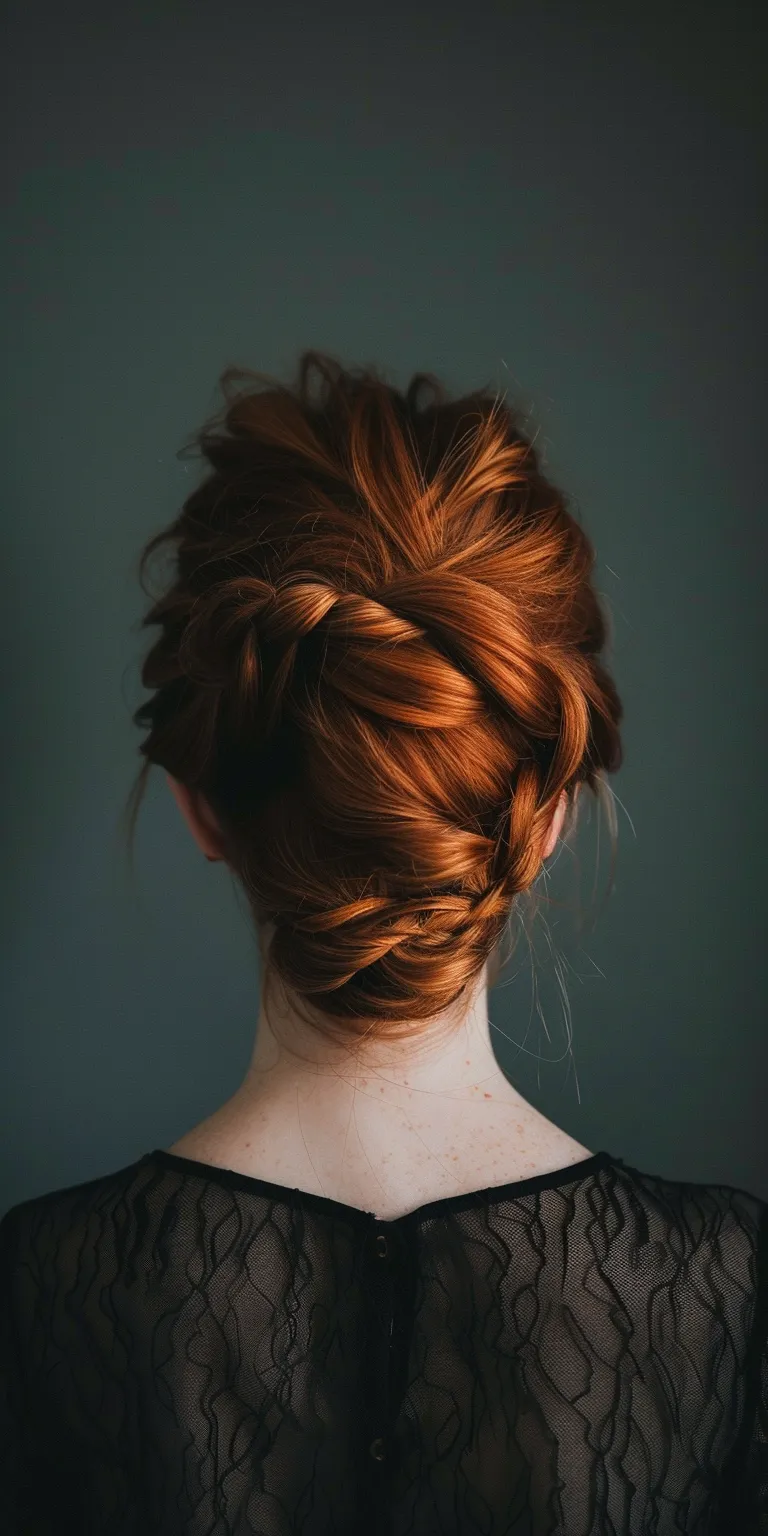 latest hair styles for ladies Updo, Chignon, French twist, braid, Ballerina bun