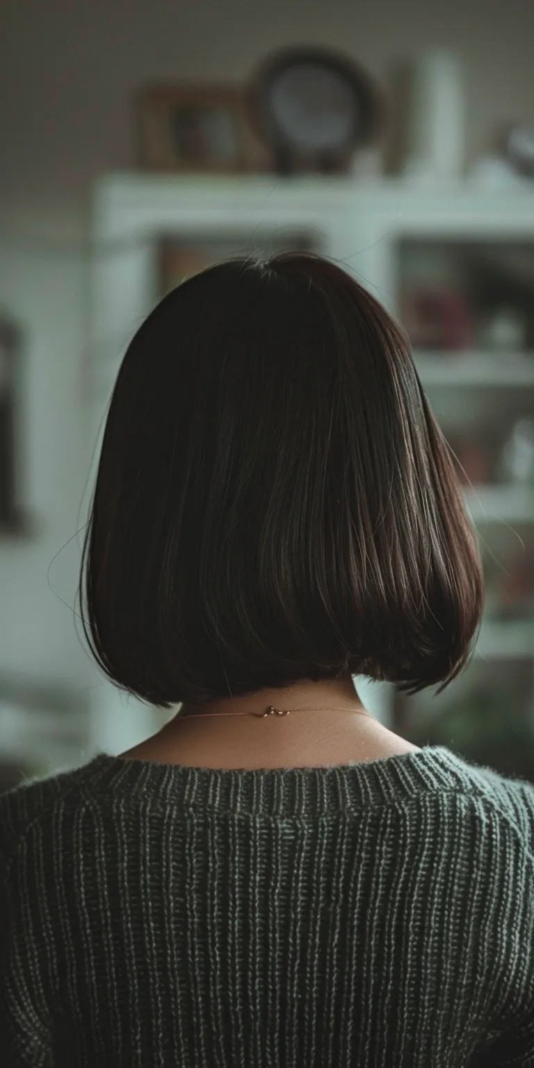 short bobs Butterfly haircut, Bob cut, Asymmetric Short hair, Layered hair