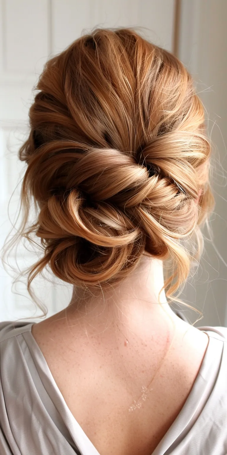 cute updo hairstyles Updo, Chignon, French twist, Milkmaid braid, braid