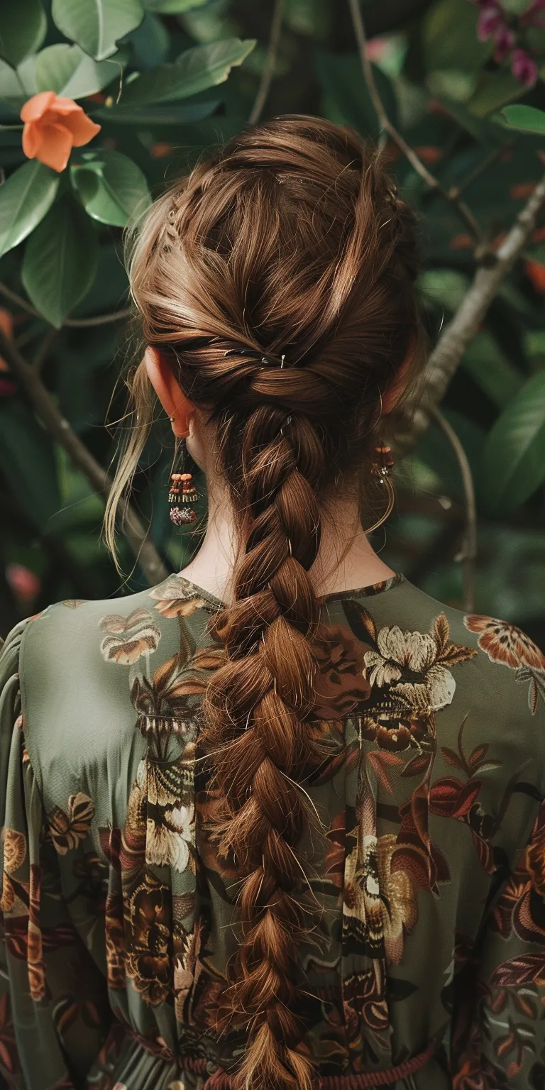 boho hairstyles Boho braids, Braid, Waterfall French braid, Updo