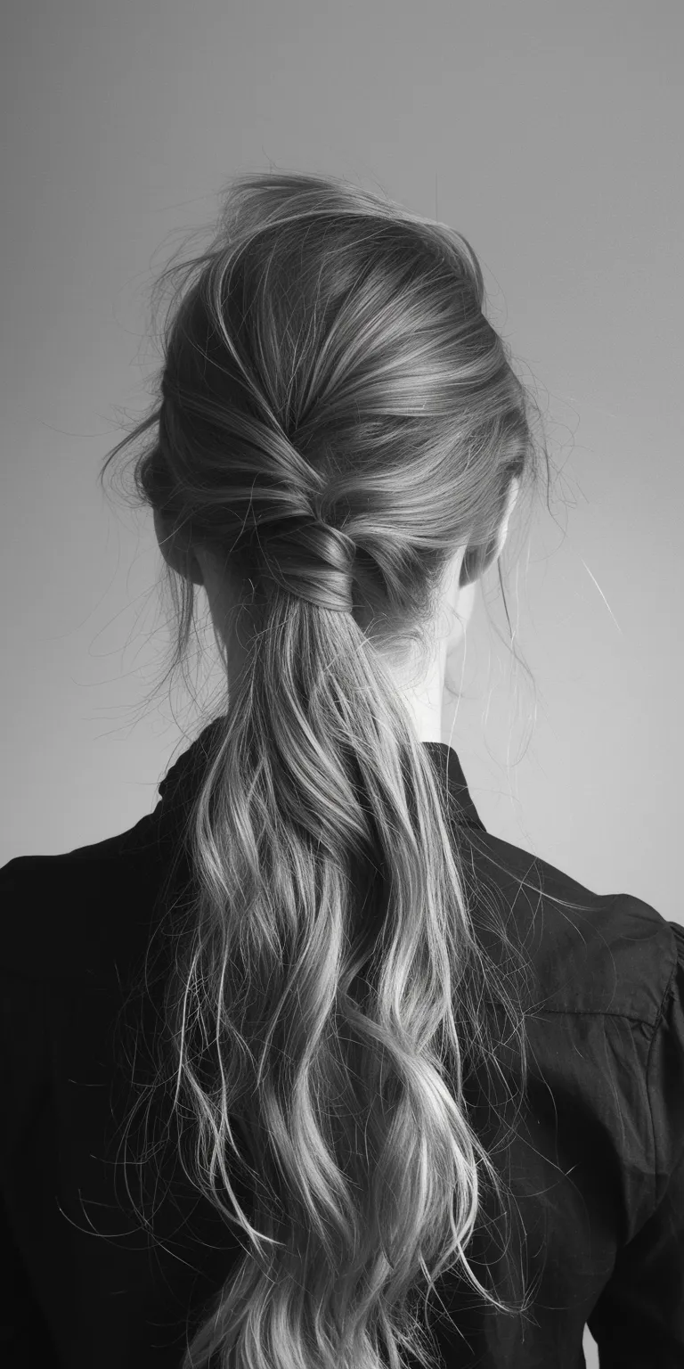 pony hairstyles French braid, Updo, Chignon, Braid, Waterfall braids