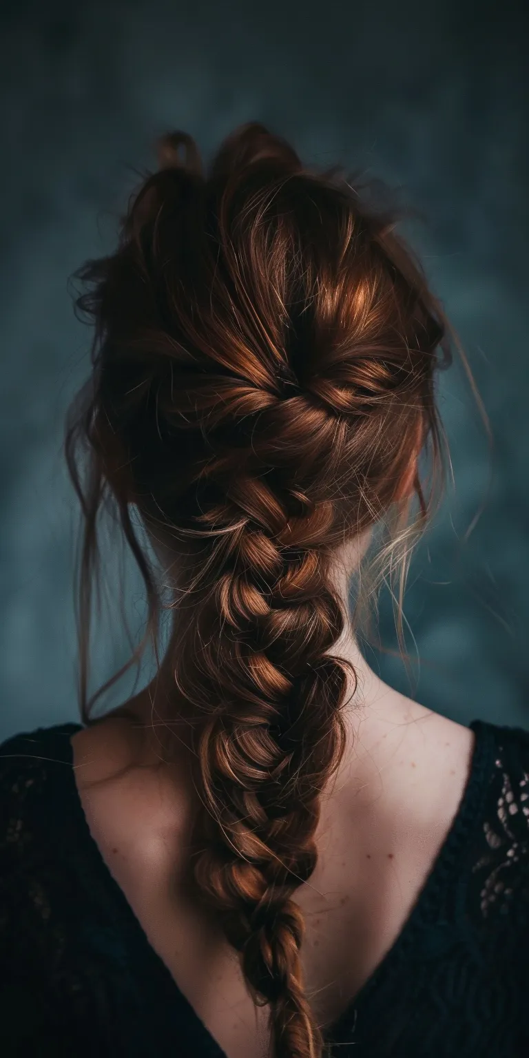 latest hairstyles for women Updo, French braid, Braid, Milkmaid Waterfall braids