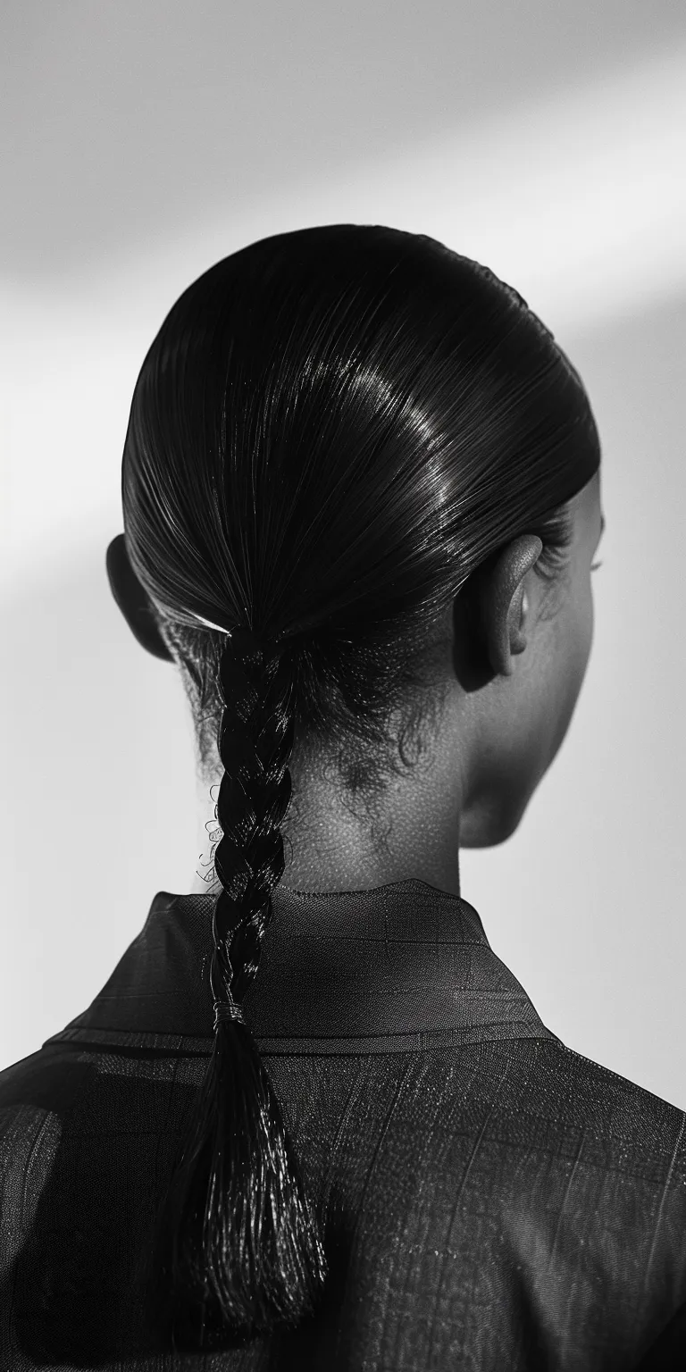 slick back ponytail Hair twists, French twist, braid, Cornrows, Chignon