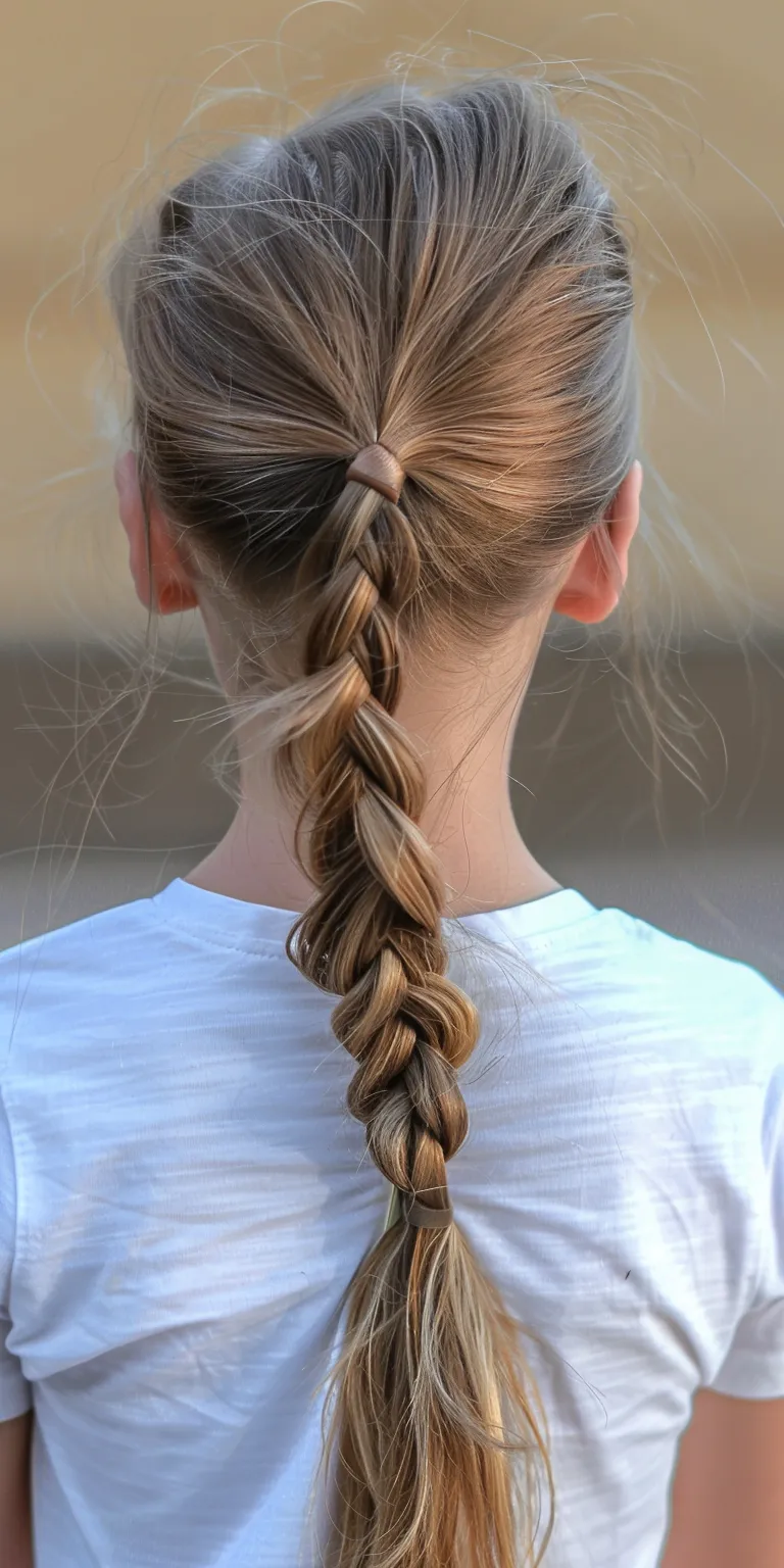 easy ponytail hairstyles French braid, Braid, Waterfall braids, twist, Milkmaid braid