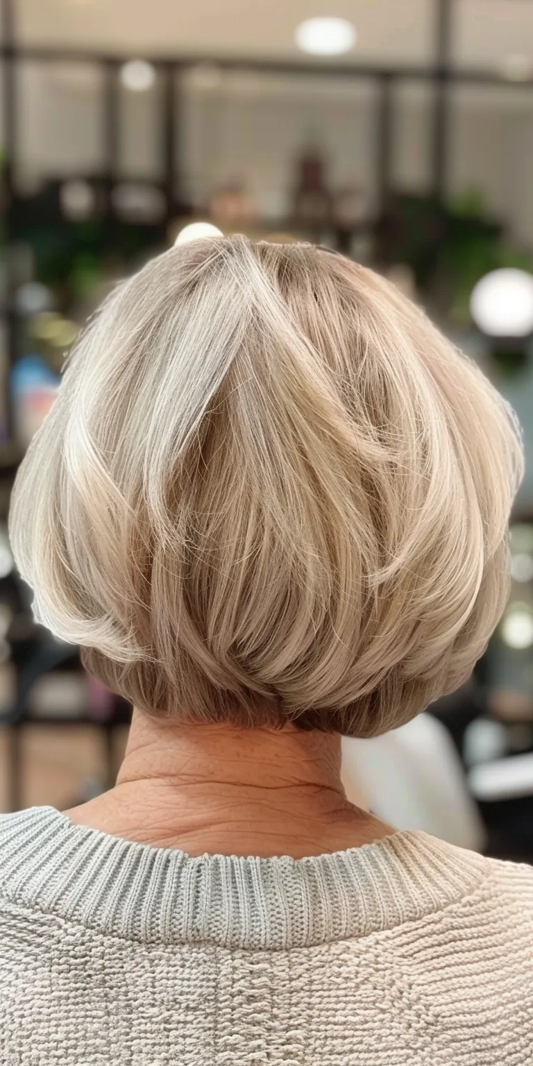 short bob haircuts for women Asymmetric cut, Short brush Pompadour, Pixie Digital perm