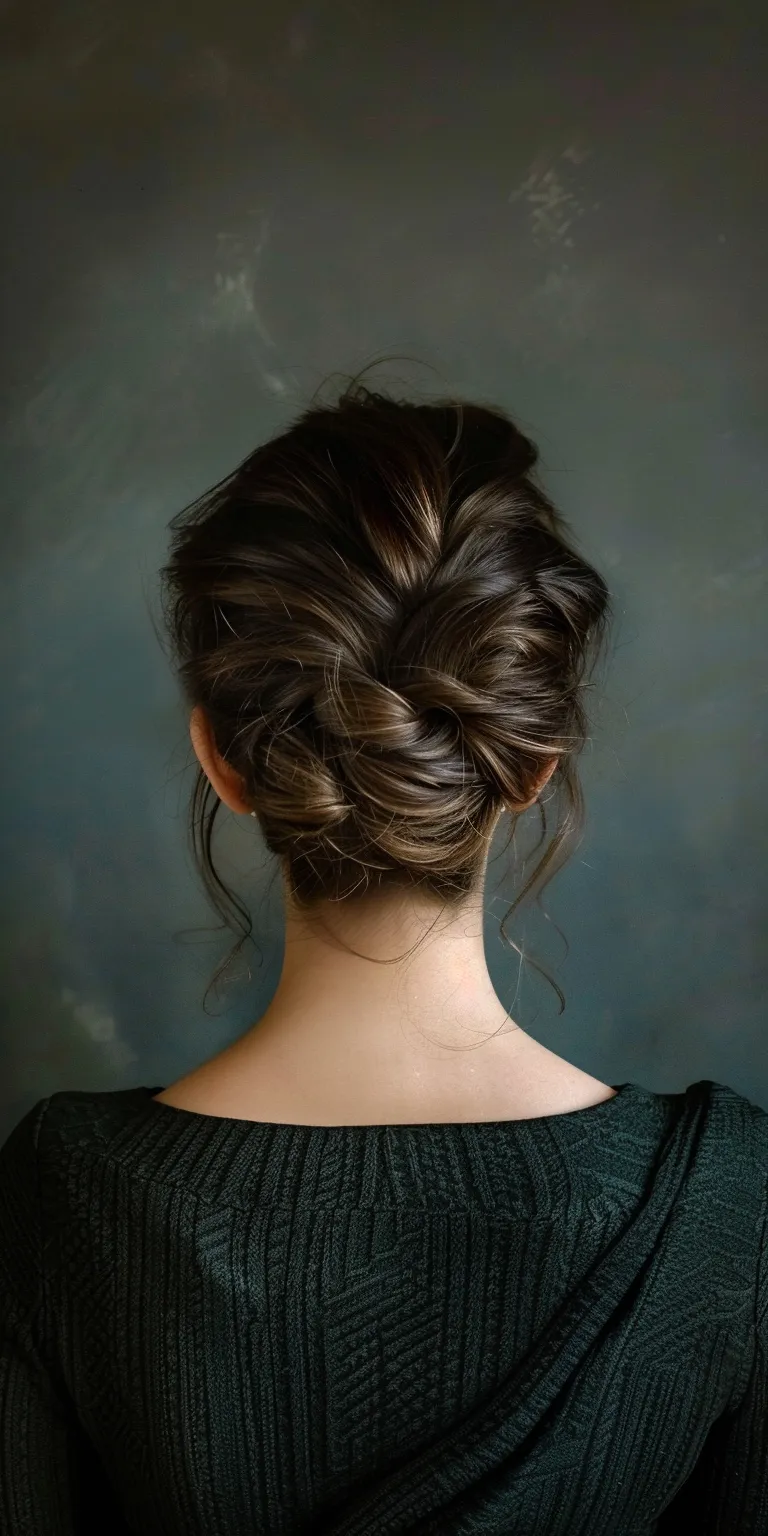 different hairstyles Updo, Chignon, French twist, Milkmaid braid, Ballerina bun