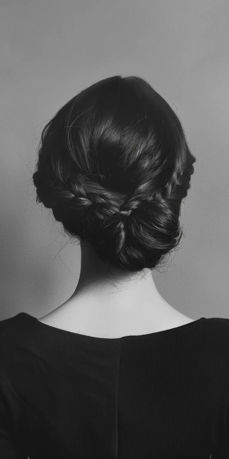 formal hairstyles Chignon, French braid, Updo, Milkmaid Waterfall braids