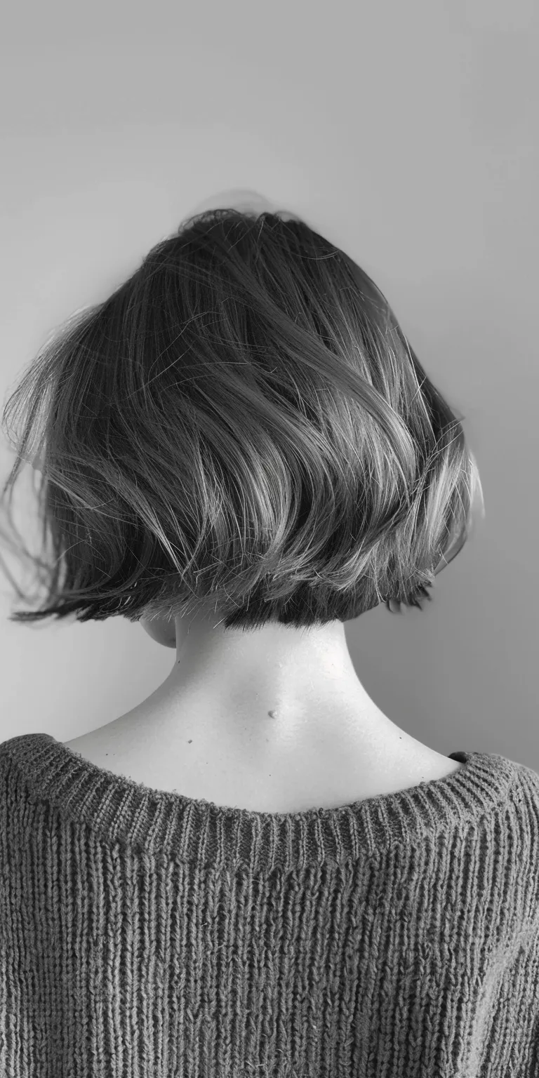 short thin hairstyles Asymmetric cut, Bob Short brush Chignon, Pixie cut