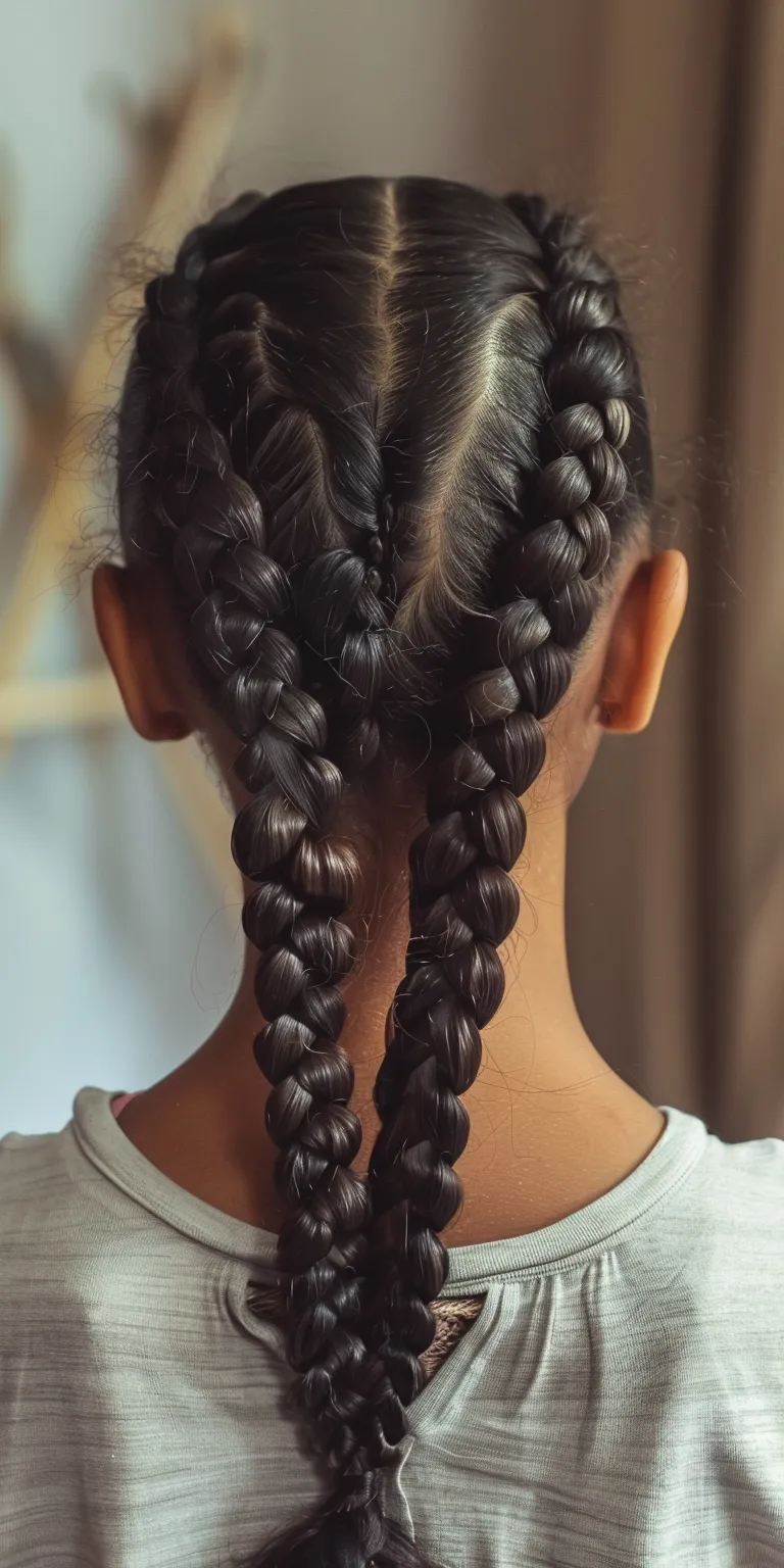 cute braided hairstyles black hair Waterfall braids, French braid, Braid, Boho Hair twists