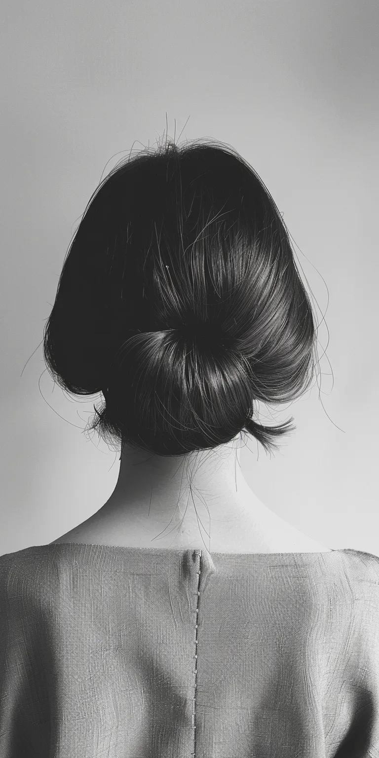 hairdo simple Chignon, Ballerina bun, Updo, Japanese women's hairstyles, French twist